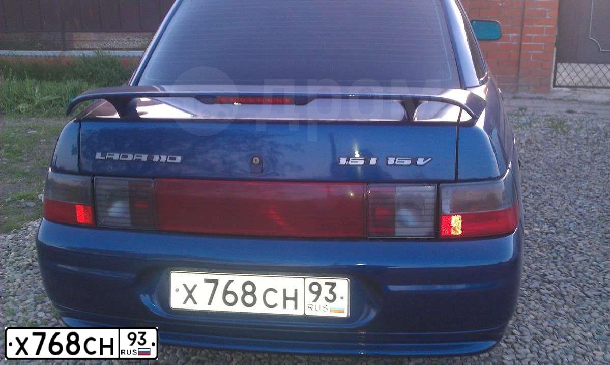 Фото автомобиля LADA 2110 LADA, 2005 — госномер Х768СН93. Цвет: Серебристо-темно-синий