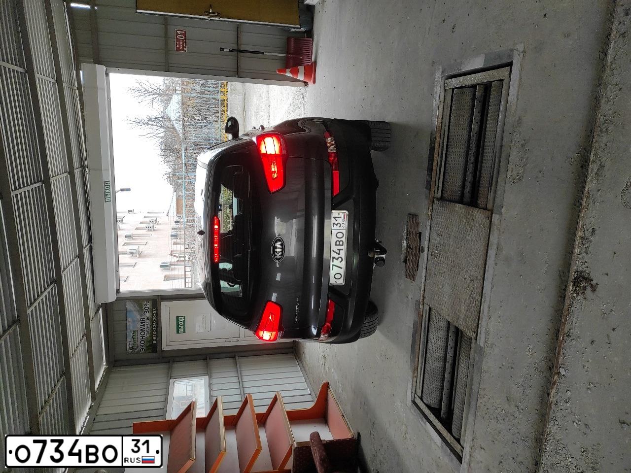 Фото автомобиля KIA SPORTAGE, 2015 — госномер Р630СУ39. Цвет: СЕРЫЙ
