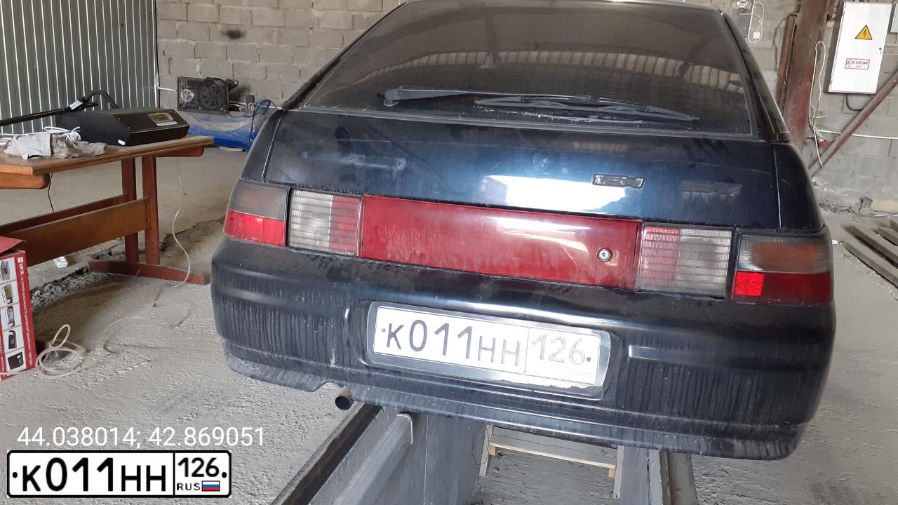 Фото автомобиля LADA 2112 LADA, 2006 — госномер Н692СО124. Цвет: ЧЕРНЫЙ