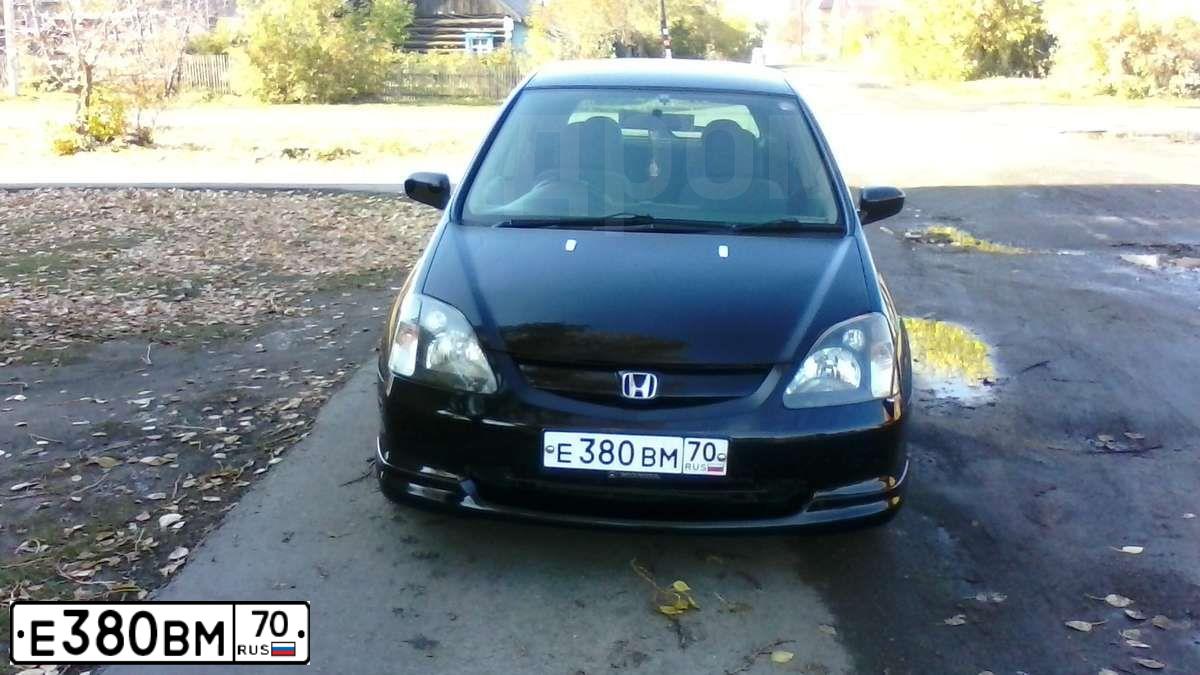 Фото автомобиля HONDA CIVIC, 2001 — госномер Е222УР154