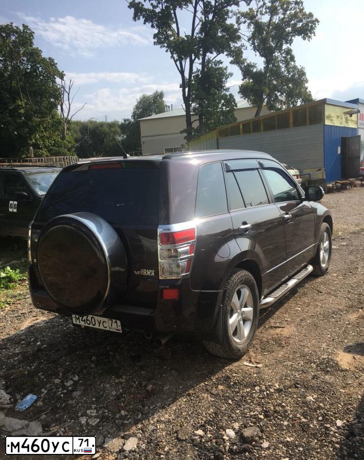 Фото автомобиля SUZUKI /GRAND/ VITARA, 2008 — госномер М460УС71. Цвет: ФИОЛЕТОВЫЙ