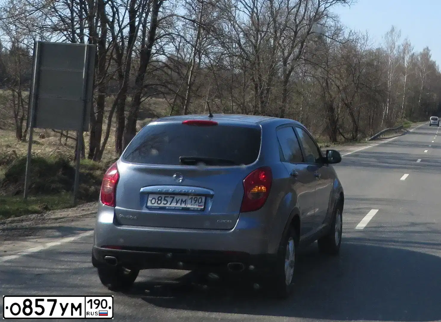 Фото автомобиля SSANGYONG ACTYON, 2012 — госномер М896ТА164. Цвет: СЕРЫЙ