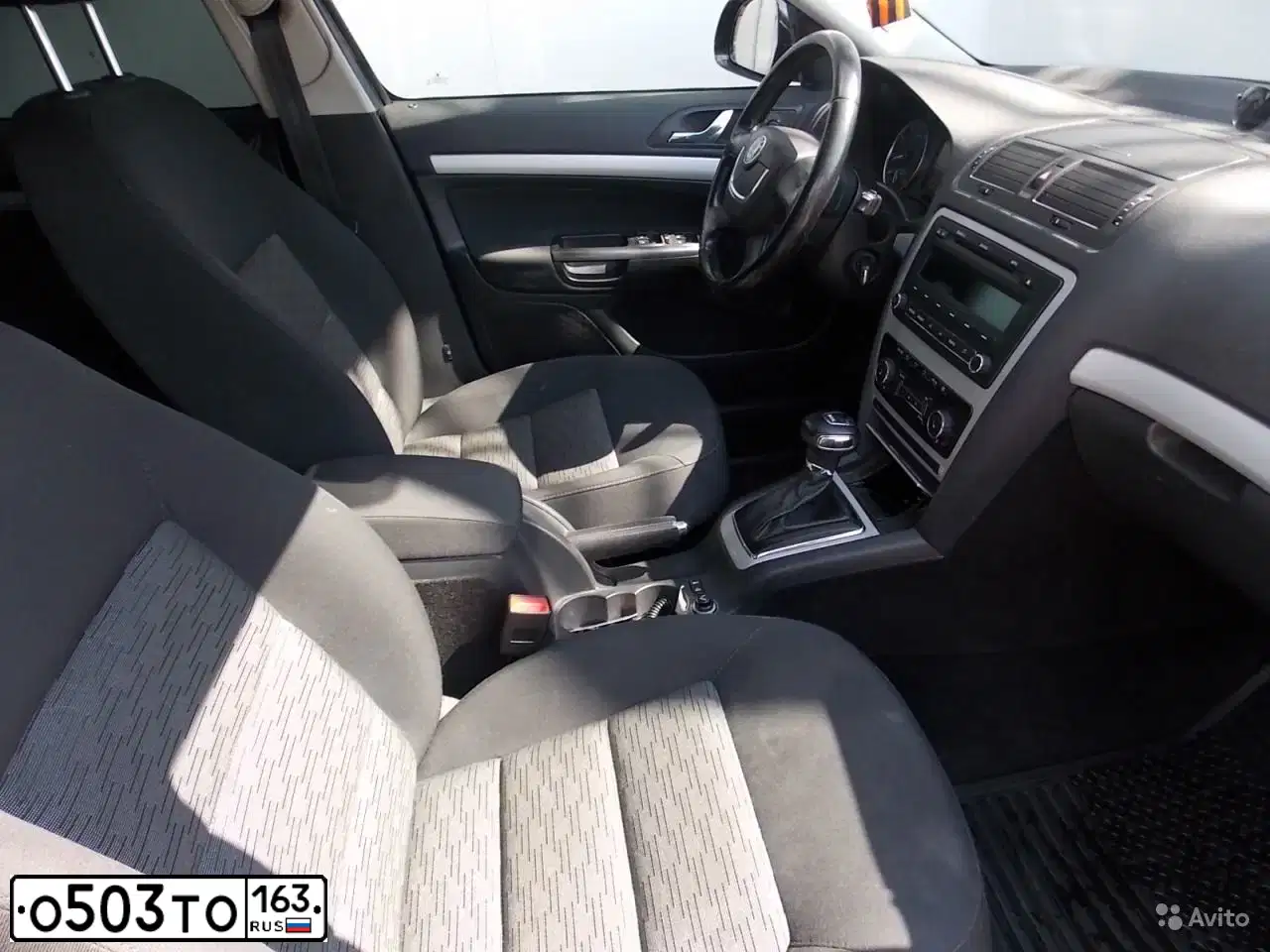 Фото автомобиля SKODA OCTAVIA, 2011 — госномер О503ТО163. Цвет: ЧЕРНЫЙ