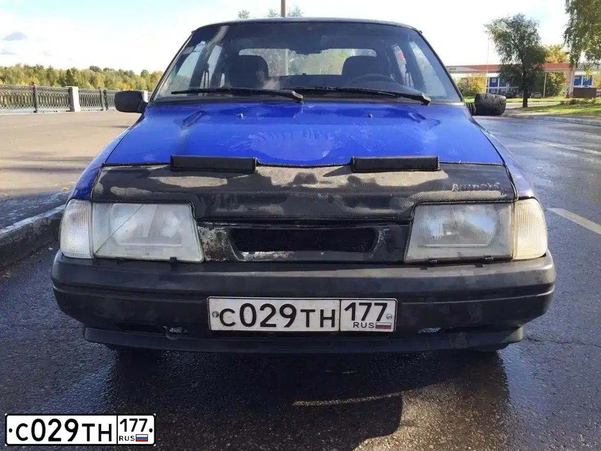 Фото автомобиля IZH 2126, 2003 — госномер К591УМ777. Цвет: синий