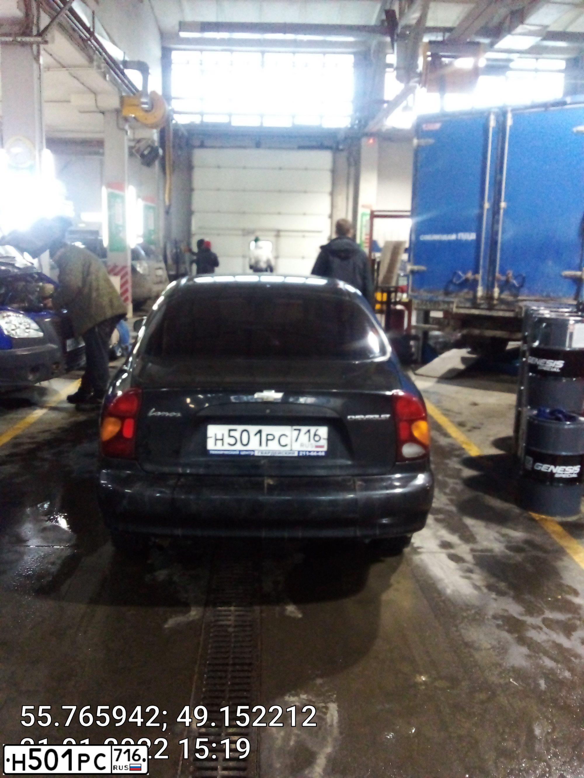 Фото автомобиля ZAZ LANOS, 2008 — госномер Н501РС716. Цвет: ЧЕРНЫЙ