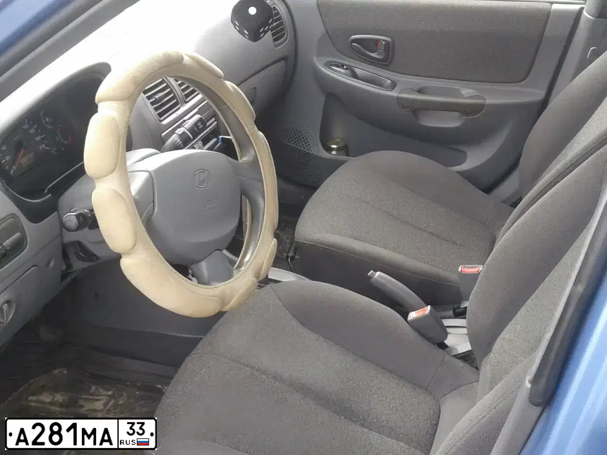 Фото автомобиля TAGAZ ACCENT, 2005 — госномер А276ВТ550. Цвет: ФИОЛЕТОВЫЙ