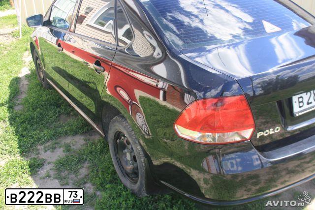 Фото автомобиля KIA RIO, 2012 — госномер В222ВВ73. Цвет: ЧЕРНЫЙ