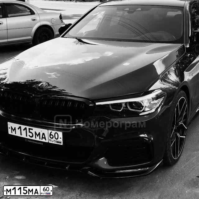Фото автомобиля BMW 5-SERIES, 2018 — госномер М115МА60