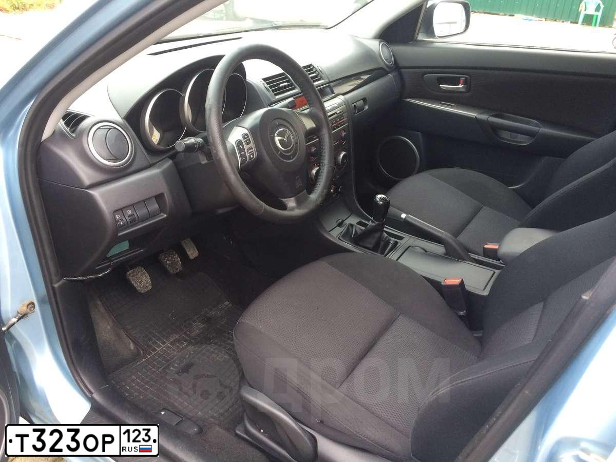 Фото автомобиля MAZDA 3, 2007 — госномер Т323ОР123. Цвет: СЕРЕБРИСТЫЙ