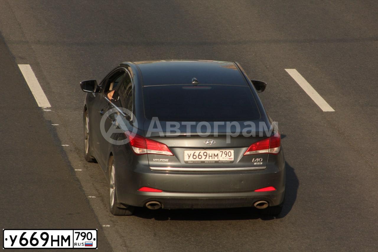 Фото автомобиля HYUNDAI I40, 2012 — госномер О001ОО147. Цвет: ТЕМНО-СЕРЫЙ