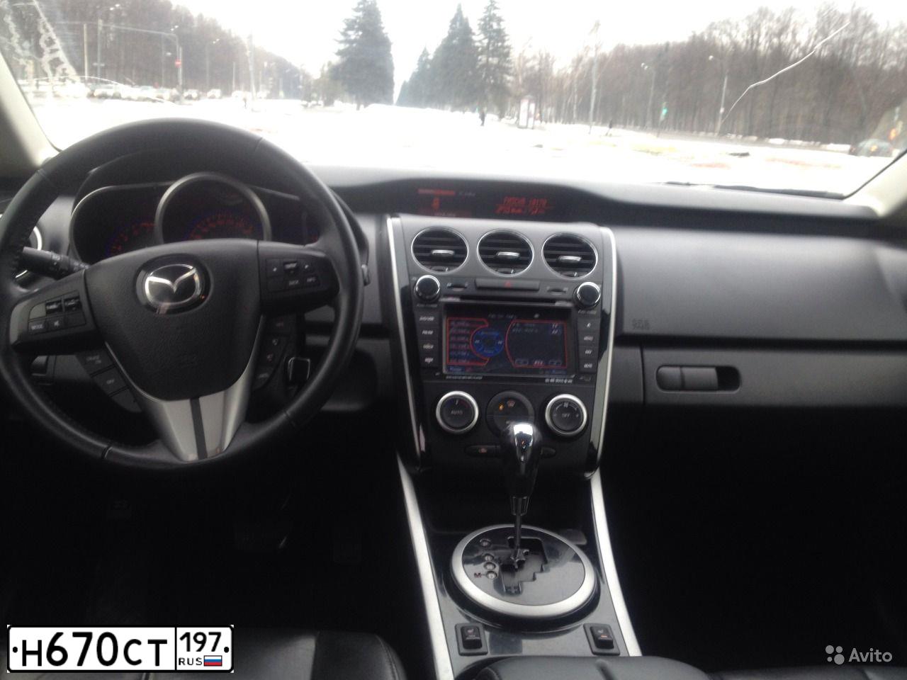 Фото автомобиля МАЗДА CX-7, 2011 — госномер Р742АС44. Цвет: ЧЕРНЫЙ