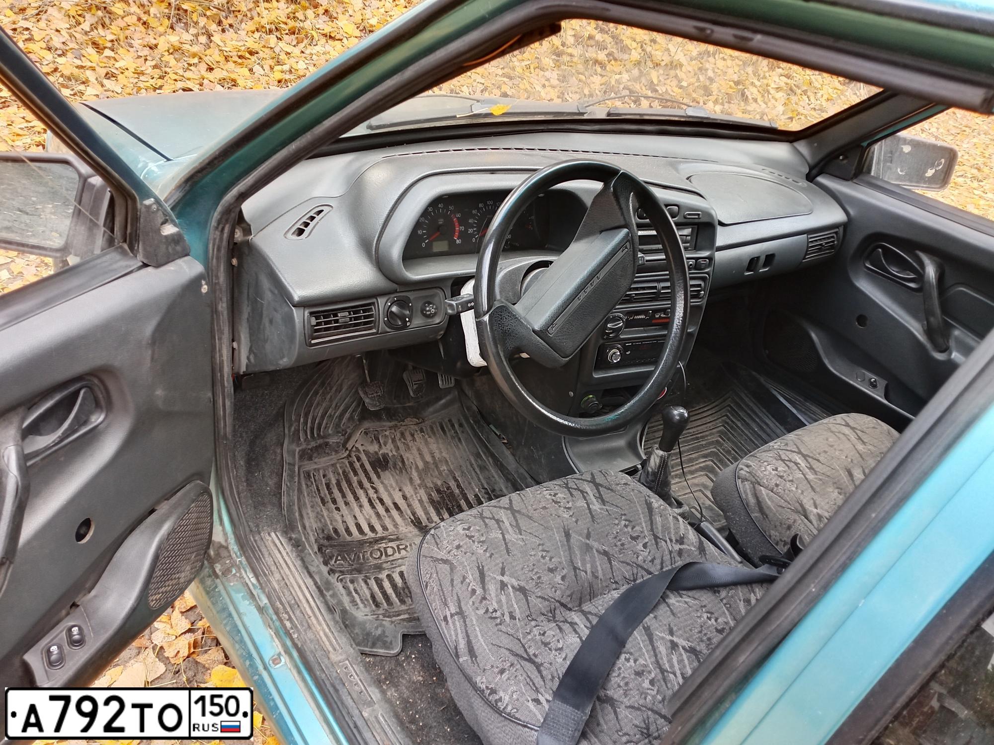 Фото автомобиля LADA 2115 SAMARA, 2003 — госномер А792ТО150. Цвет: Зеленый Серый