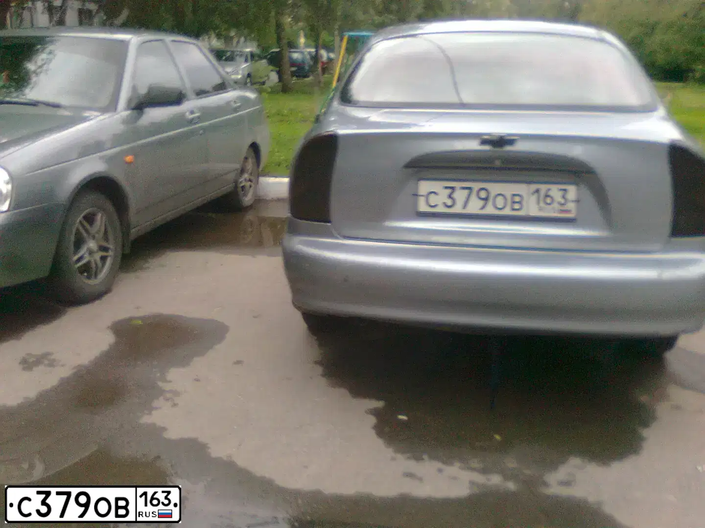 Фото автомобиля ZAZ LANOS, 2006 — госномер С379ОВ163. Цвет: Оранжевый