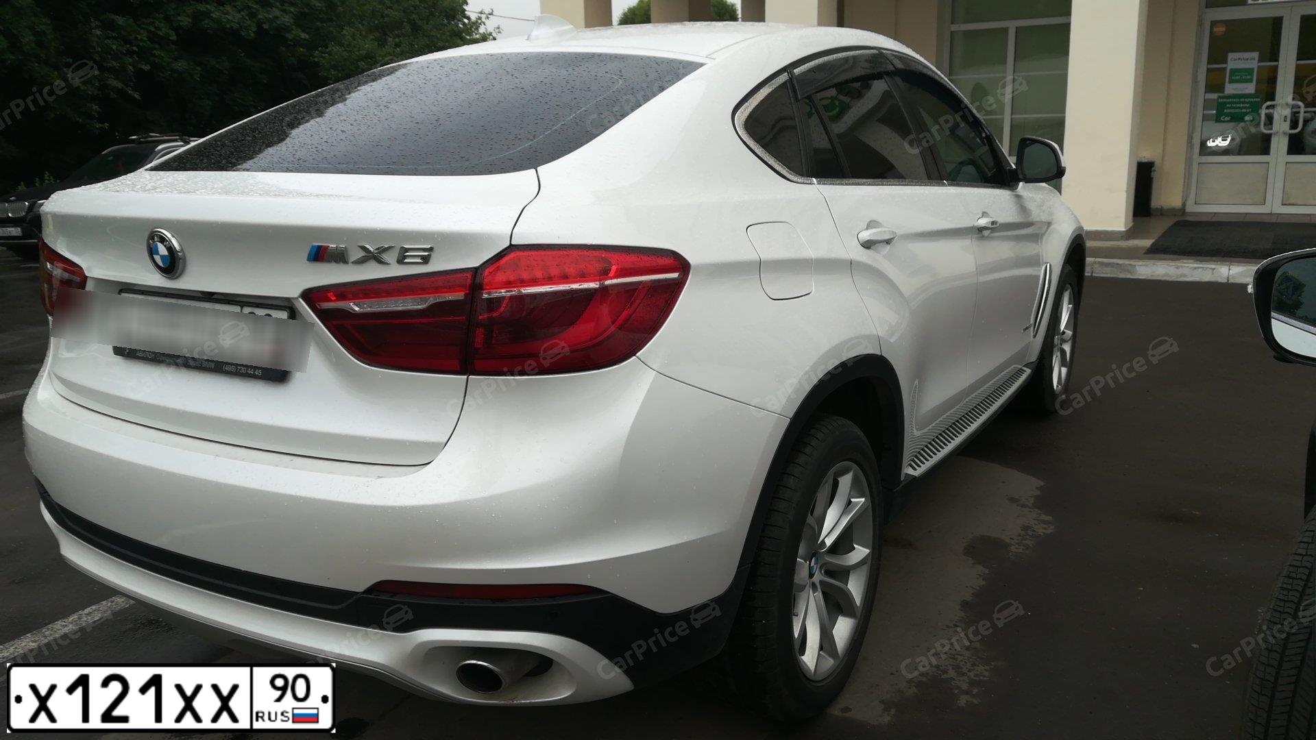 Фото автомобиля BMW X6, 2015 — госномер О076КН799. Цвет: БЕЛЫЙ МЕТАЛЛИК