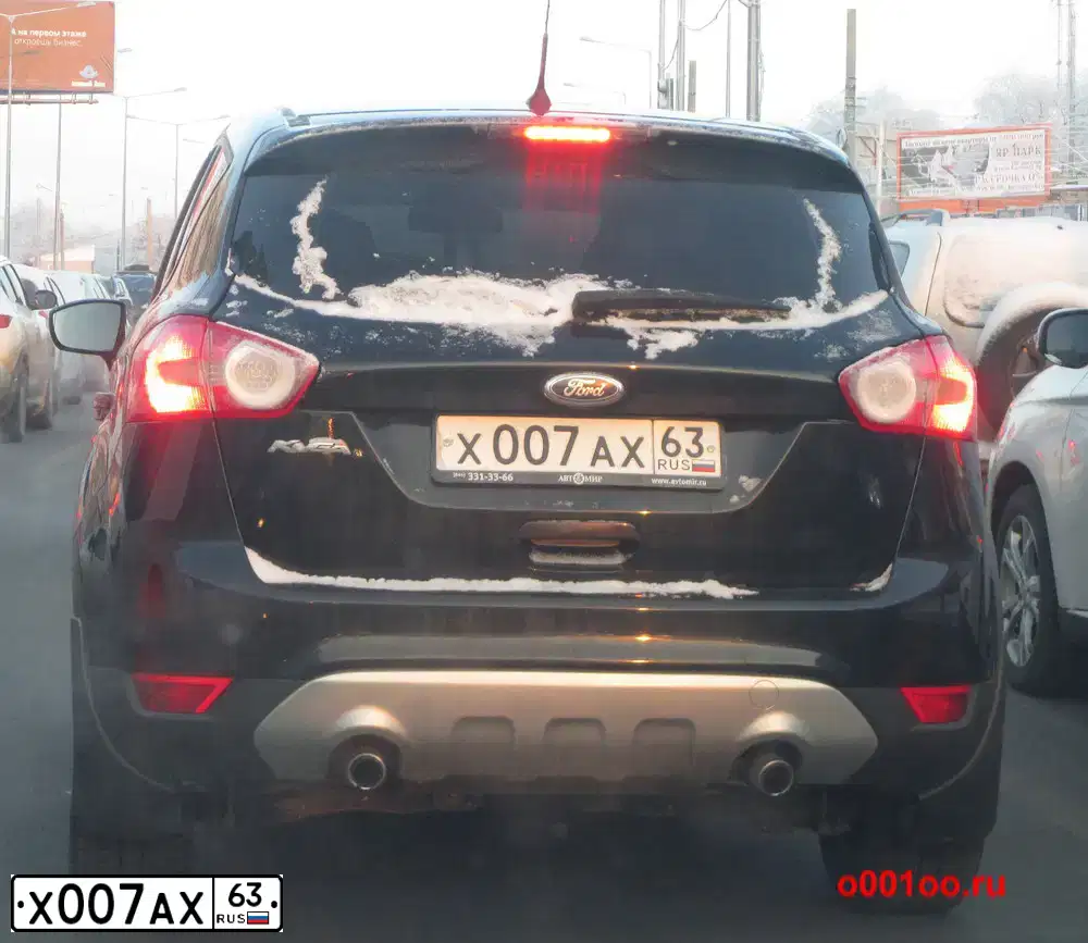 Фото автомобиля FORD KUGA, 2012 — госномер Х007АХ63