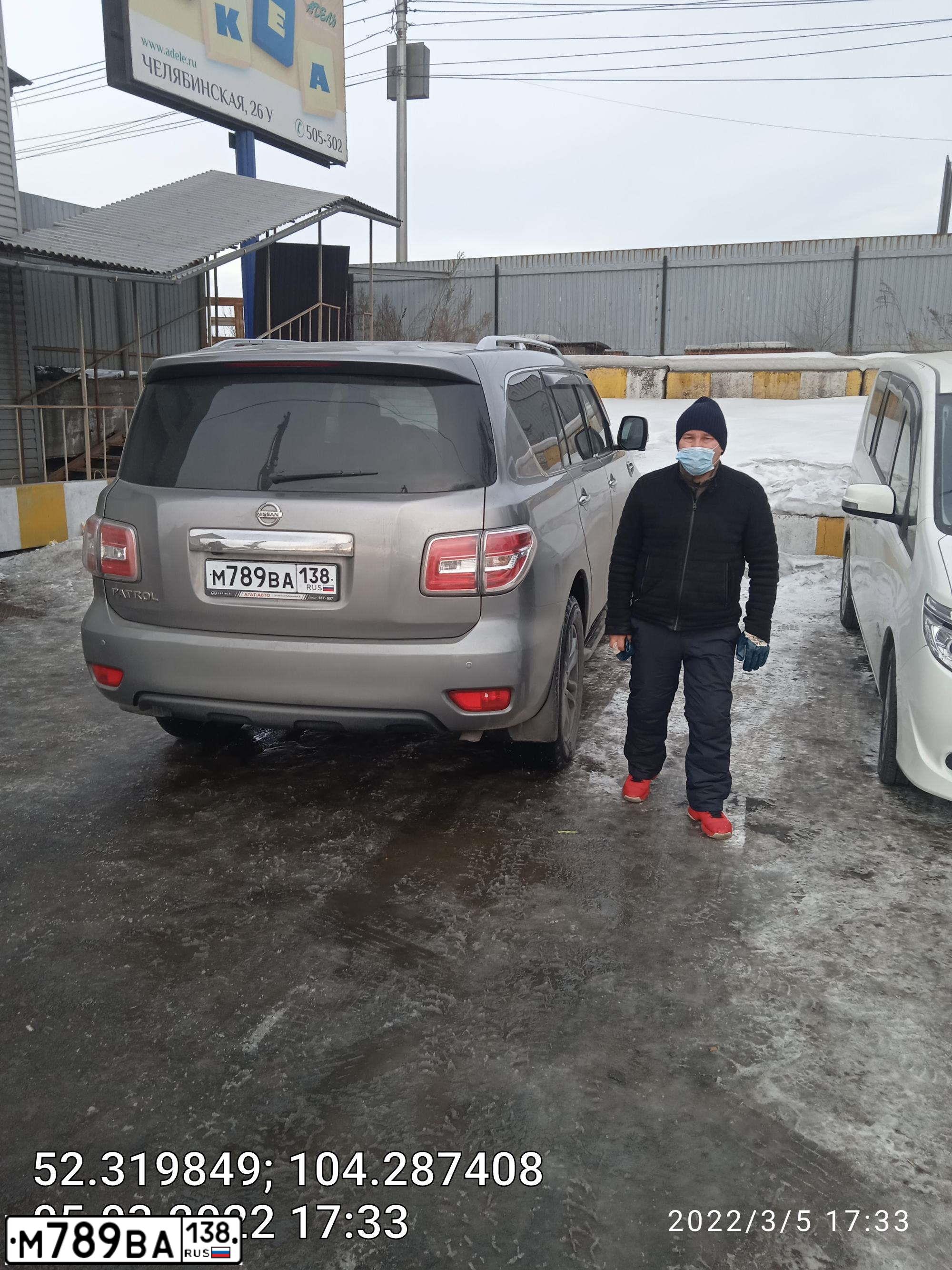 Фото автомобиля NISSAN PATROL, 2011 — госномер М789ВА138