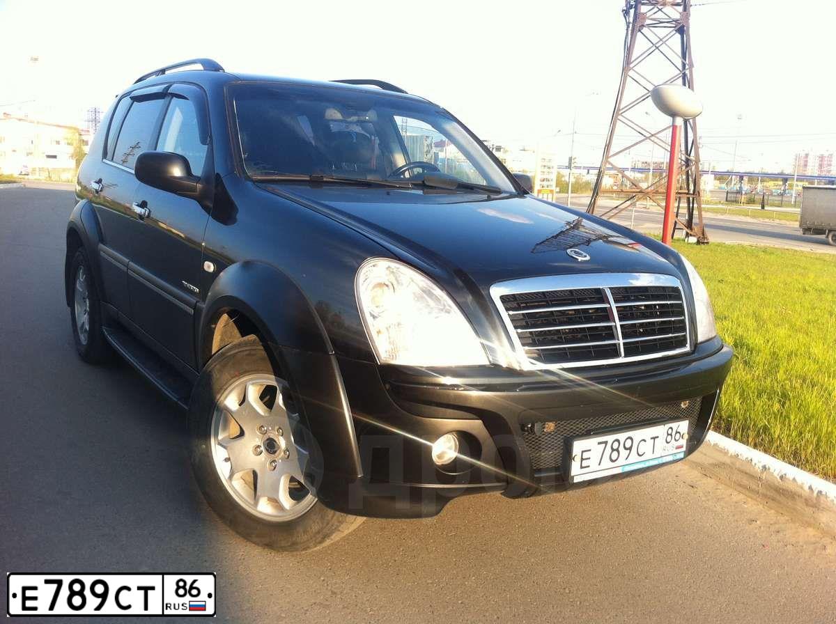 Фото автомобиля SSANGYONG REXTON, 2008 — госномер Е789СТ86. Цвет: ЧЕРНЫЙ МЕТАЛЛИК