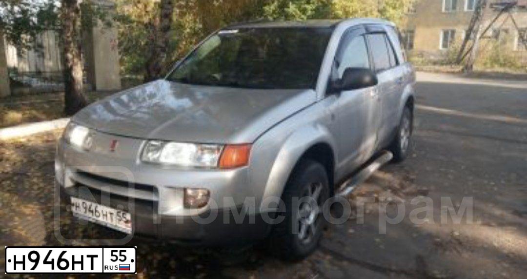 Фото автомобиля SATURN VUE, 2004 — госномер Н946НТ55. Цвет: Серебристый