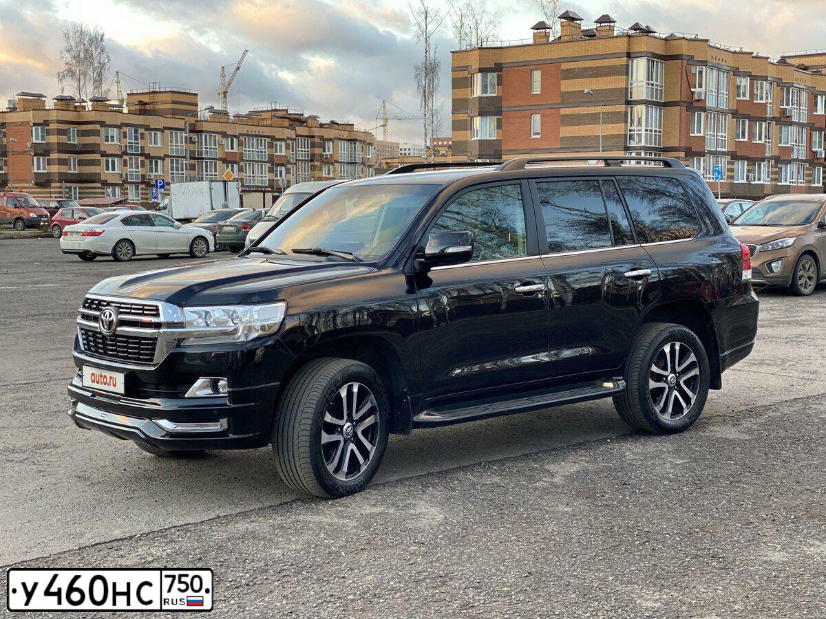 Фото автомобиля TOYOTA LANDCRUISER 200, 2016 — госномер С124СС177. Цвет: черный