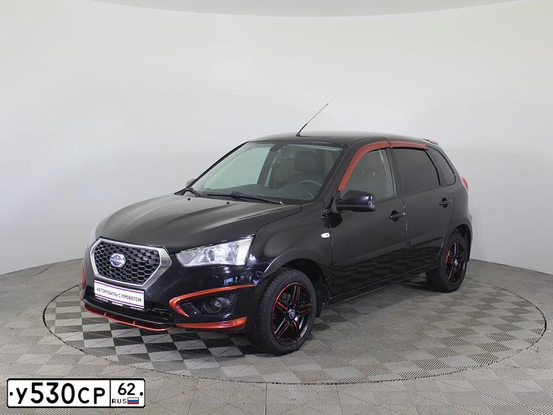 Фото автомобиля DATSUN N MI-DO, 2016 — госномер Р523ТВ62. Цвет: ЧЕРНЫЙ