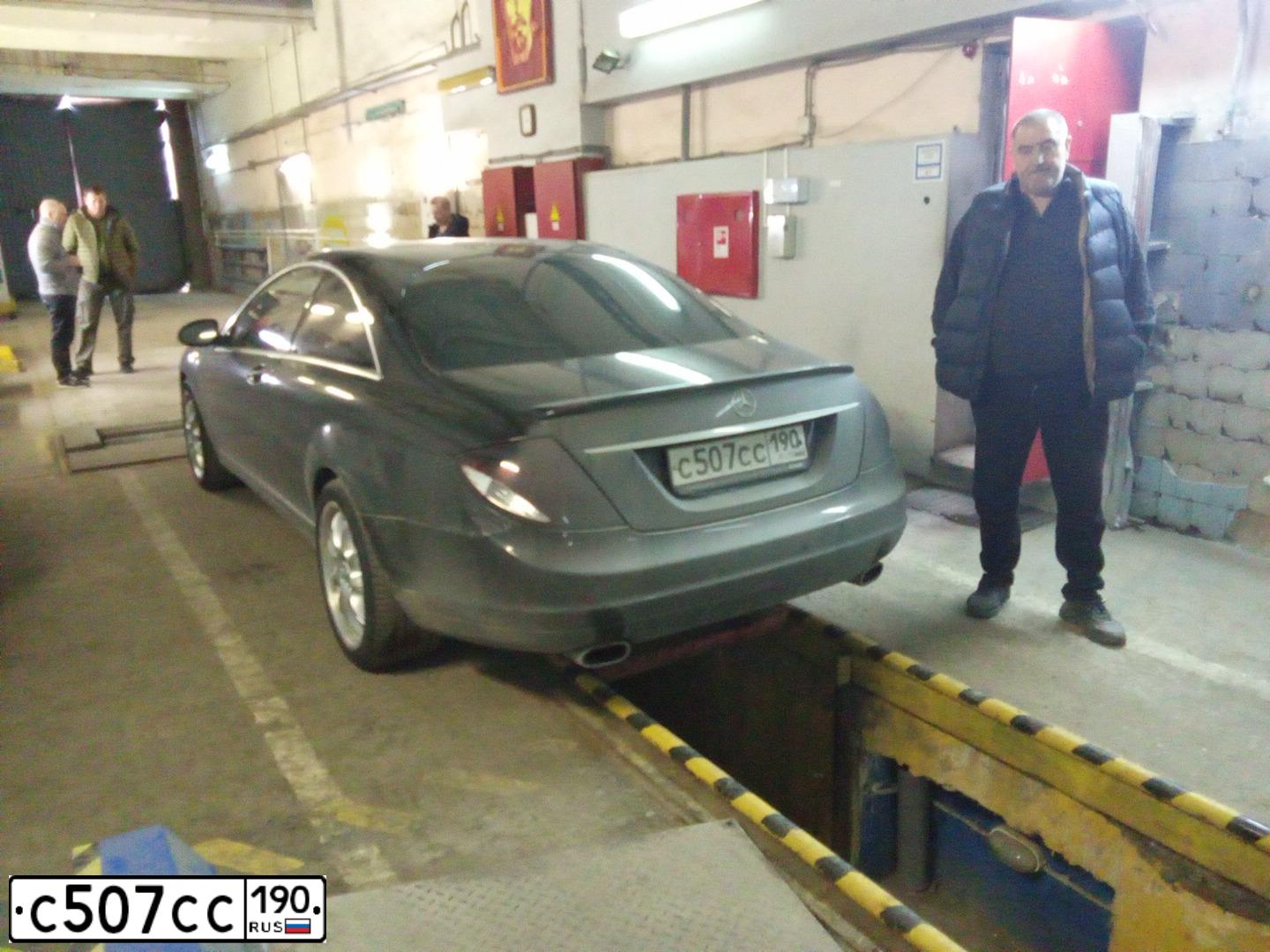 Фото автомобиля MERCEDES CL-KLASSE, 2007 — госномер А666ОУ60. Цвет: ЧЕРНЫЙ