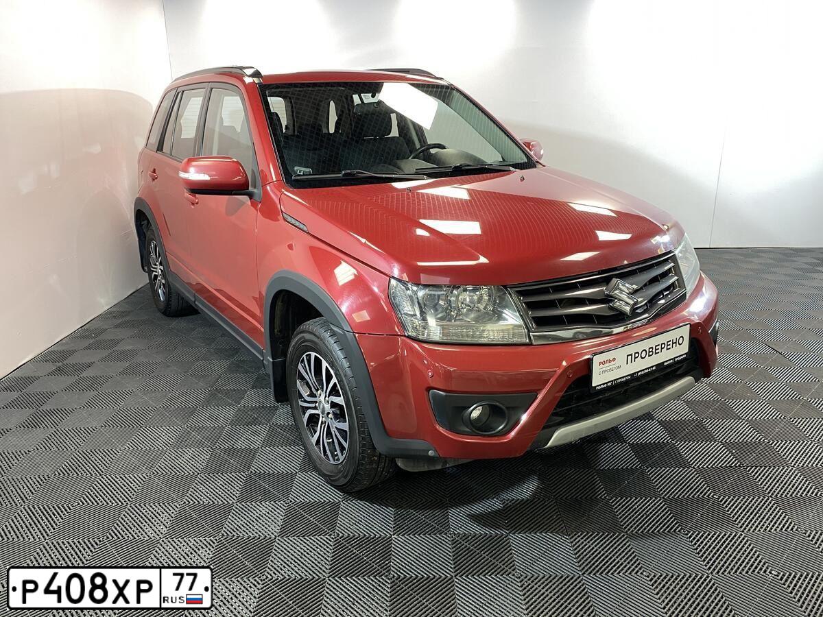 Фото автомобиля SUZUKI /GRAND/ VITARA, 2013 — госномер Н636УО32. Цвет: Красный