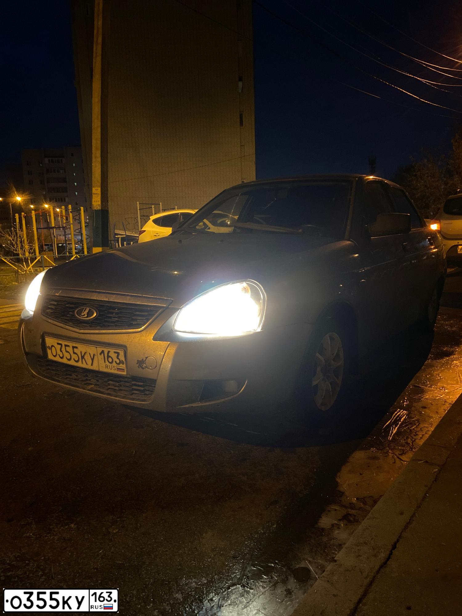 Фото автомобиля LADA PRIORA, 2007 — госномер М698РА164. Цвет: СЕРО ЗЕЛЕНЫЙ