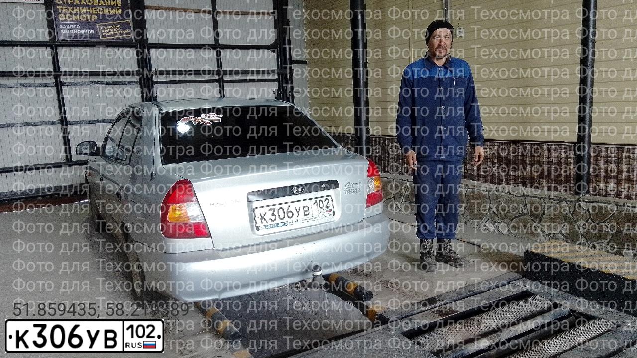 Фото автомобиля TAGAZ ACCENT, 2008 — госномер М424ЕТ702. Цвет: Серебристый