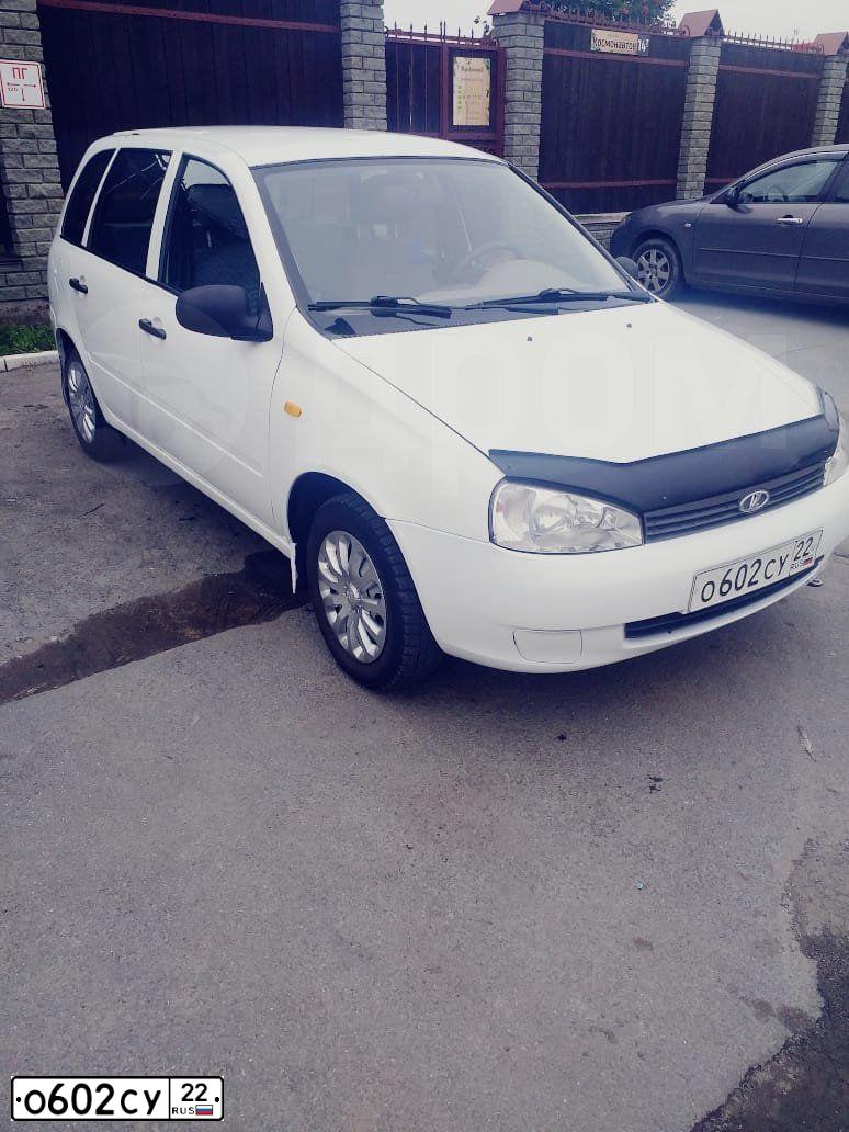 Фото автомобиля LADA 1117 KALINA, 2010 — госномер О602СУ22. Цвет: Белый