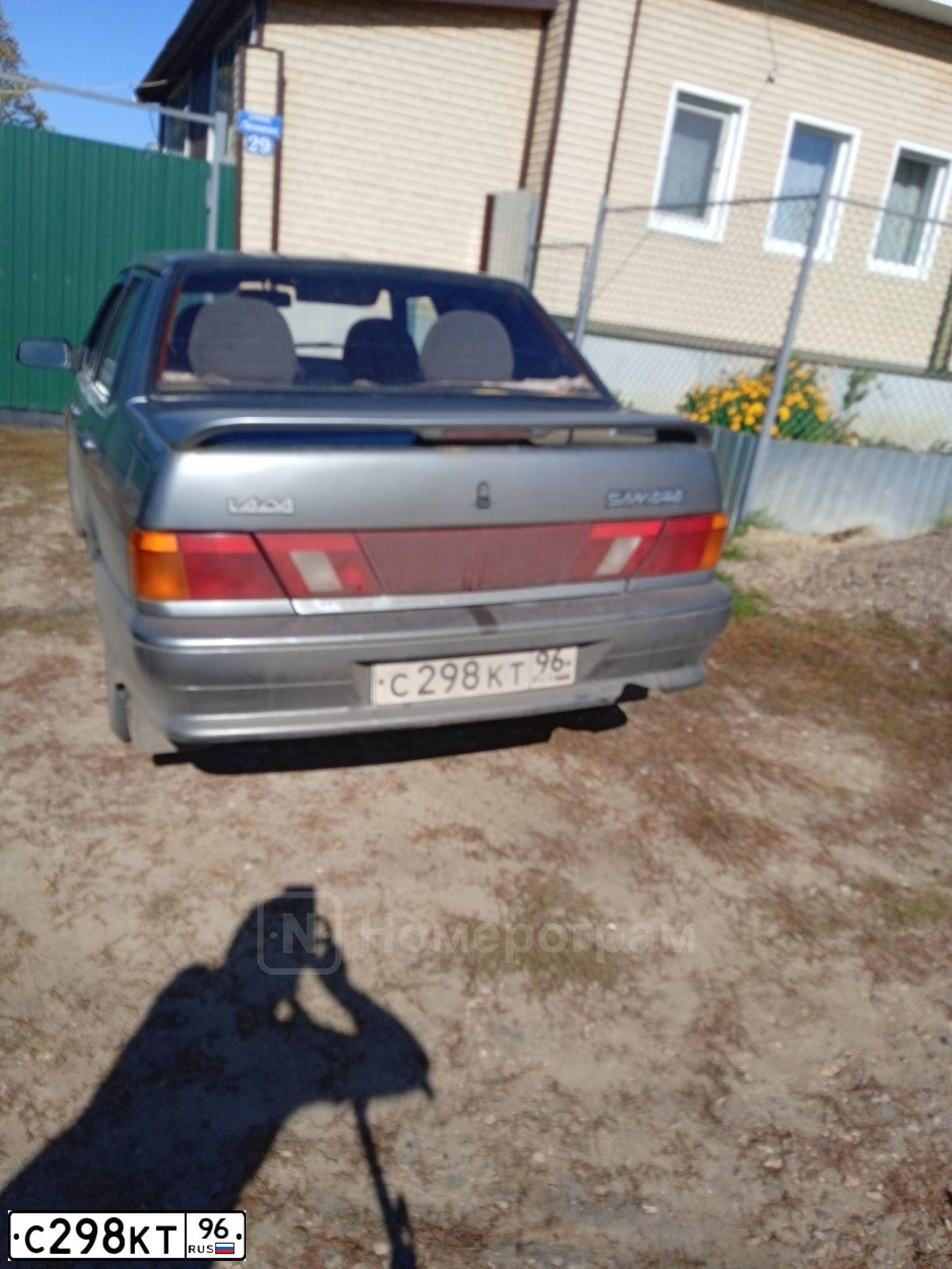 Фото автомобиля LADA 2115 SAMARA, 2011 — госномер С298КТ96. Цвет: СЕРО-ЗЕЛЕНЫЙ