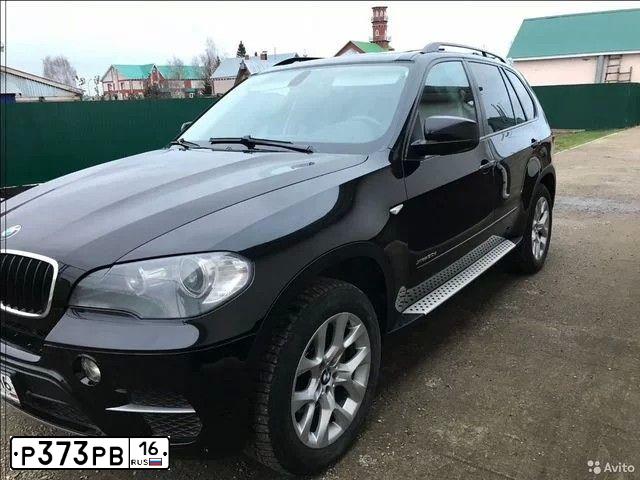 Фото автомобиля BMW X5, 2010 — госномер К111СН116. Цвет: ЧЕРНЫЙ