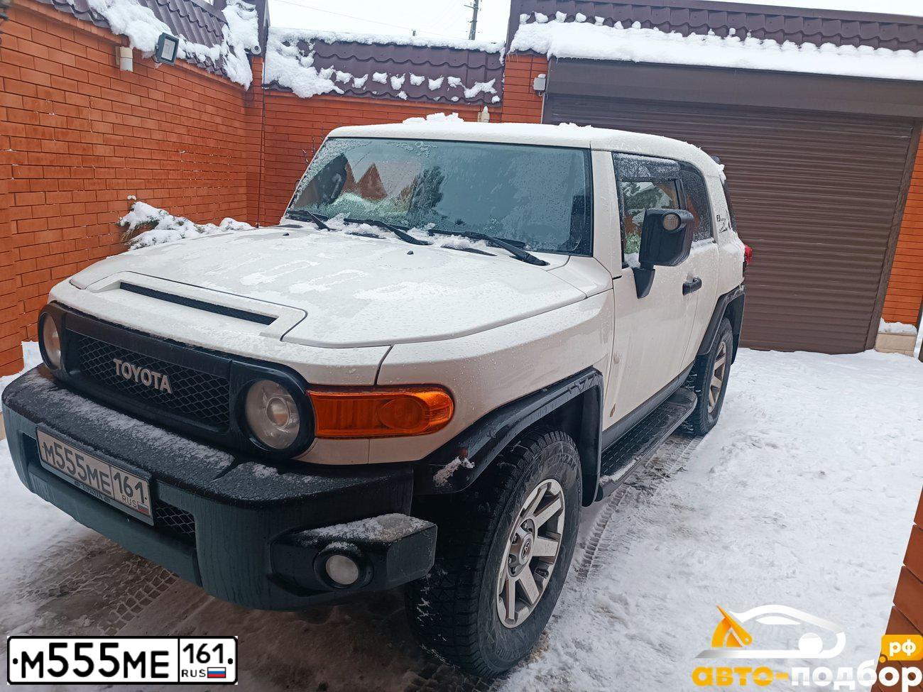 Фото автомобиля TOYOTA FJ CRUISER, 2017 — госномер К939ТН763. Цвет: Белый