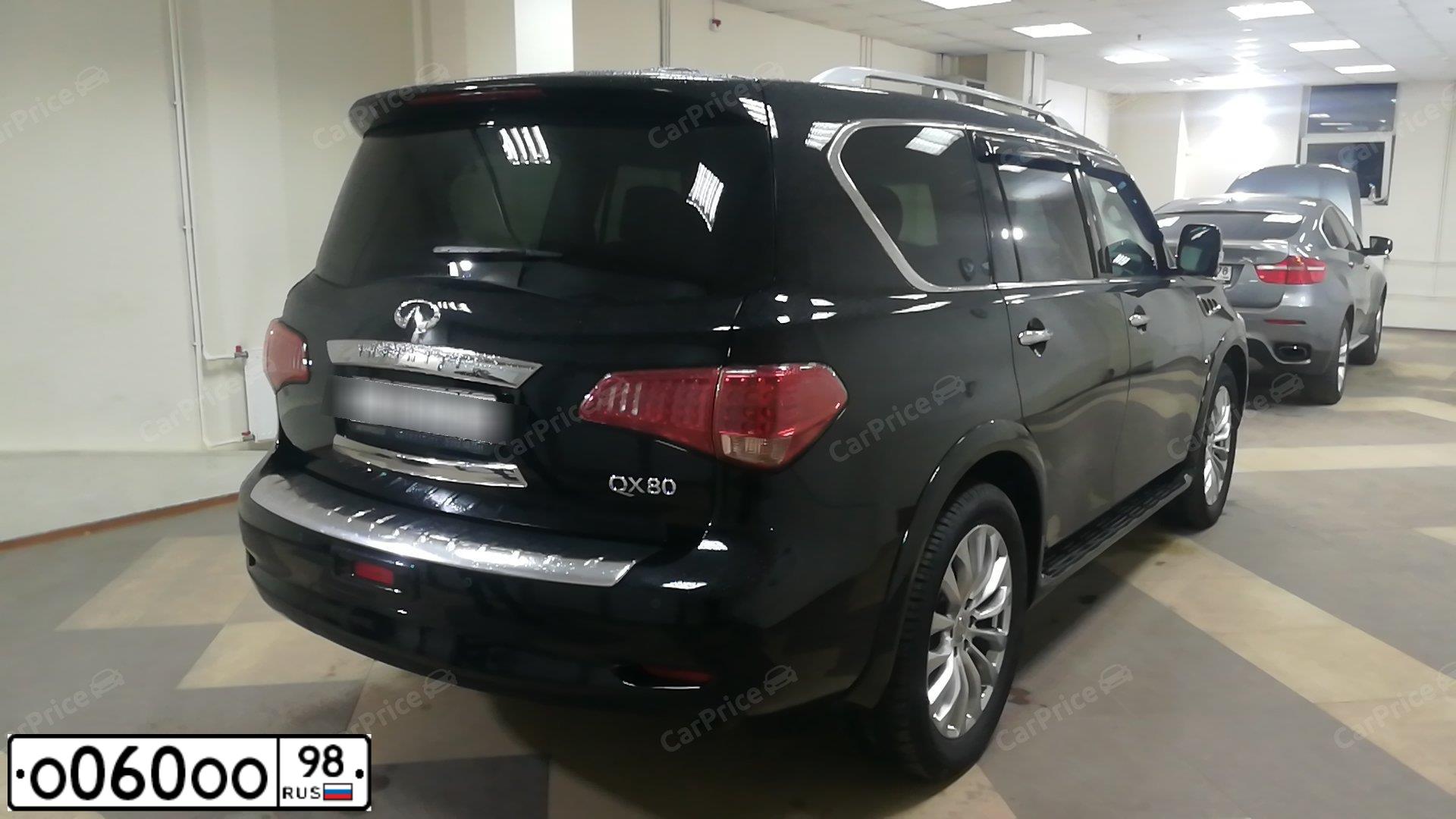 Фото автомобиля INFINITI QX80 /QX56/, 2018 — госномер О922СН178. Цвет: БЕЖЕВЫЙ