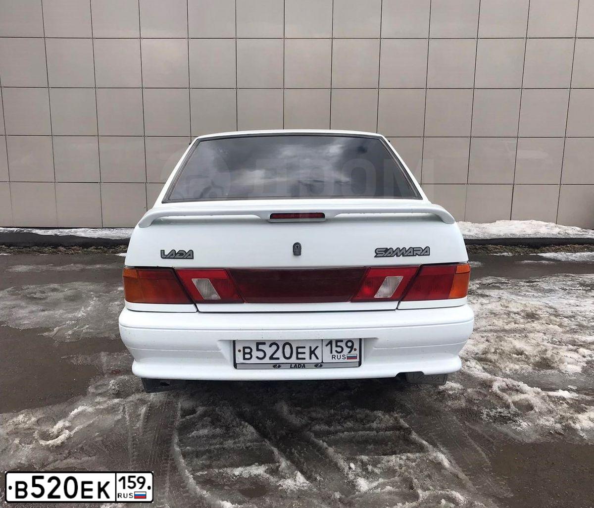 Фото автомобиля LADA 2115 SAMARA, 2012 — госномер О083КК159. Цвет: Белый