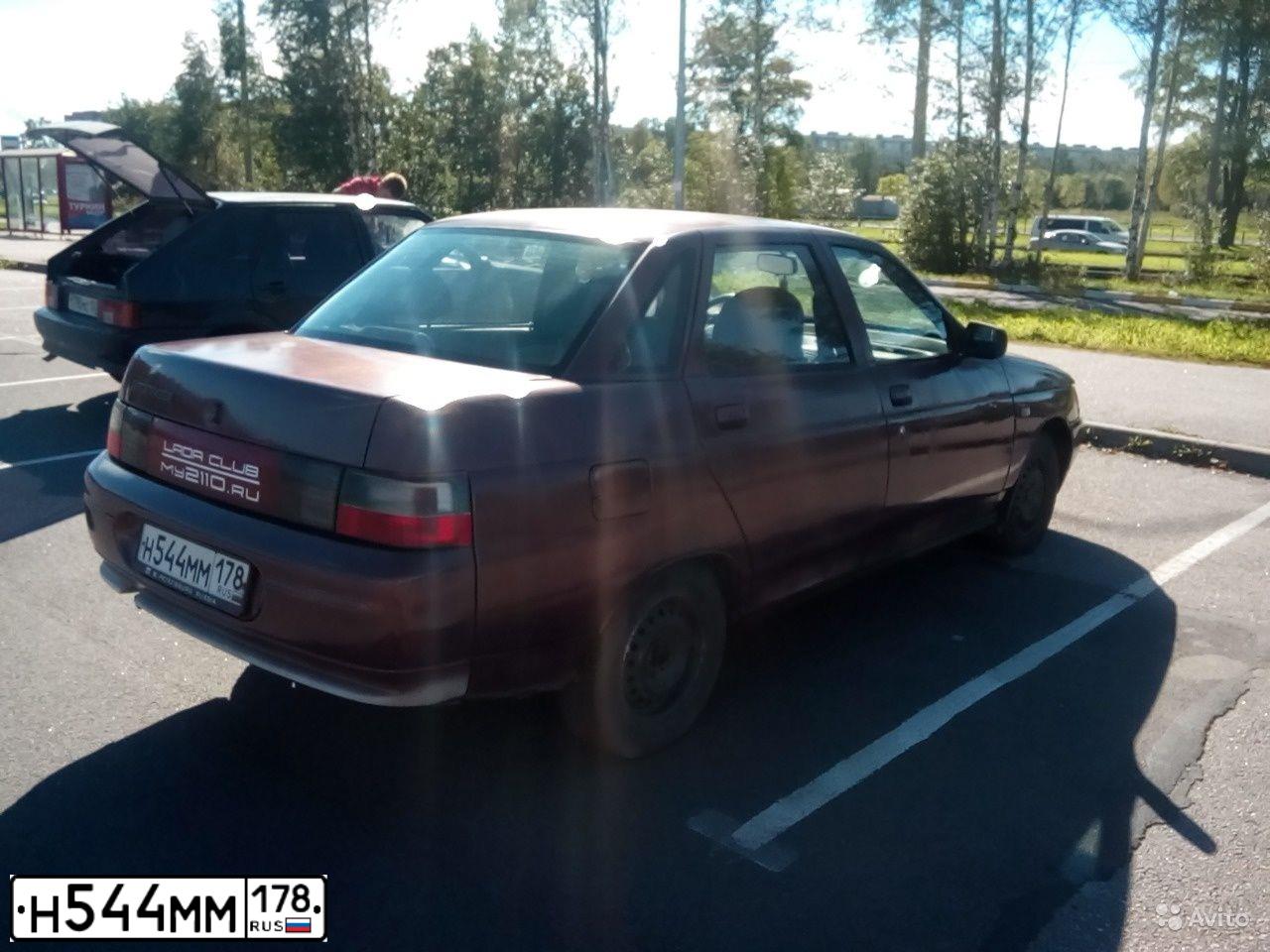Фото автомобиля LADA 2110, 2003 — госномер С543АМ98. Цвет: ЗОЛОТИСТО КРАСНО-КОРИЧНЕВ