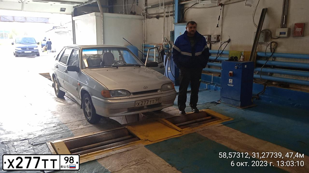 Фото автомобиля LADA 2115, 2009 — госномер К966КТ53. Цвет: Серебристый