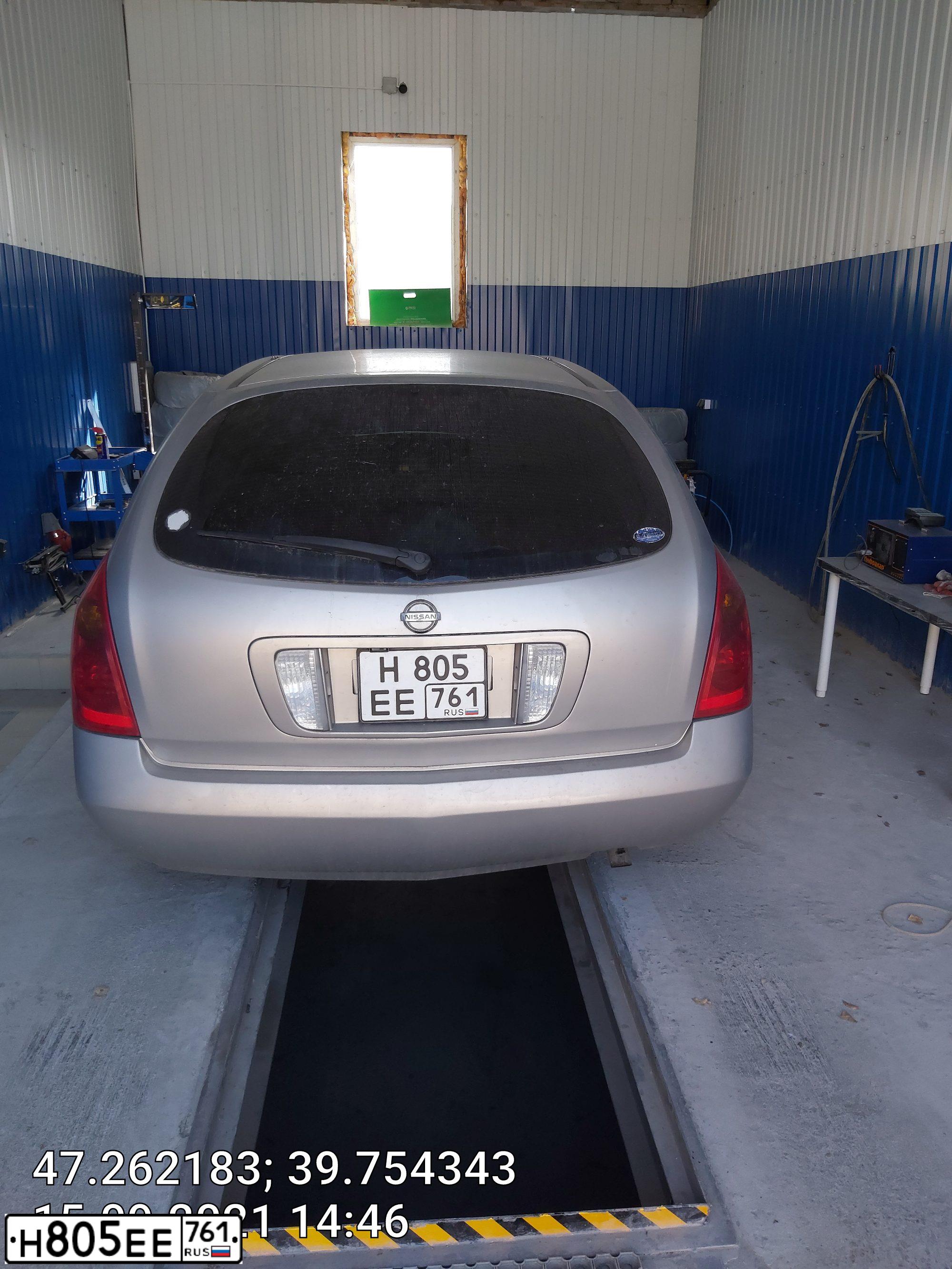 Фото автомобиля NISSAN PRIMERA, 2004 — госномер С414СР61