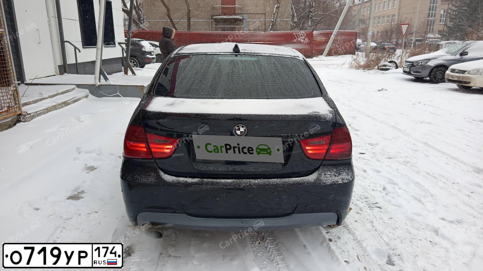 Фото автомобиля BMW SERIE 3, 2008 — госномер А677ЕС774. Цвет: ЧЕРНЫЙ