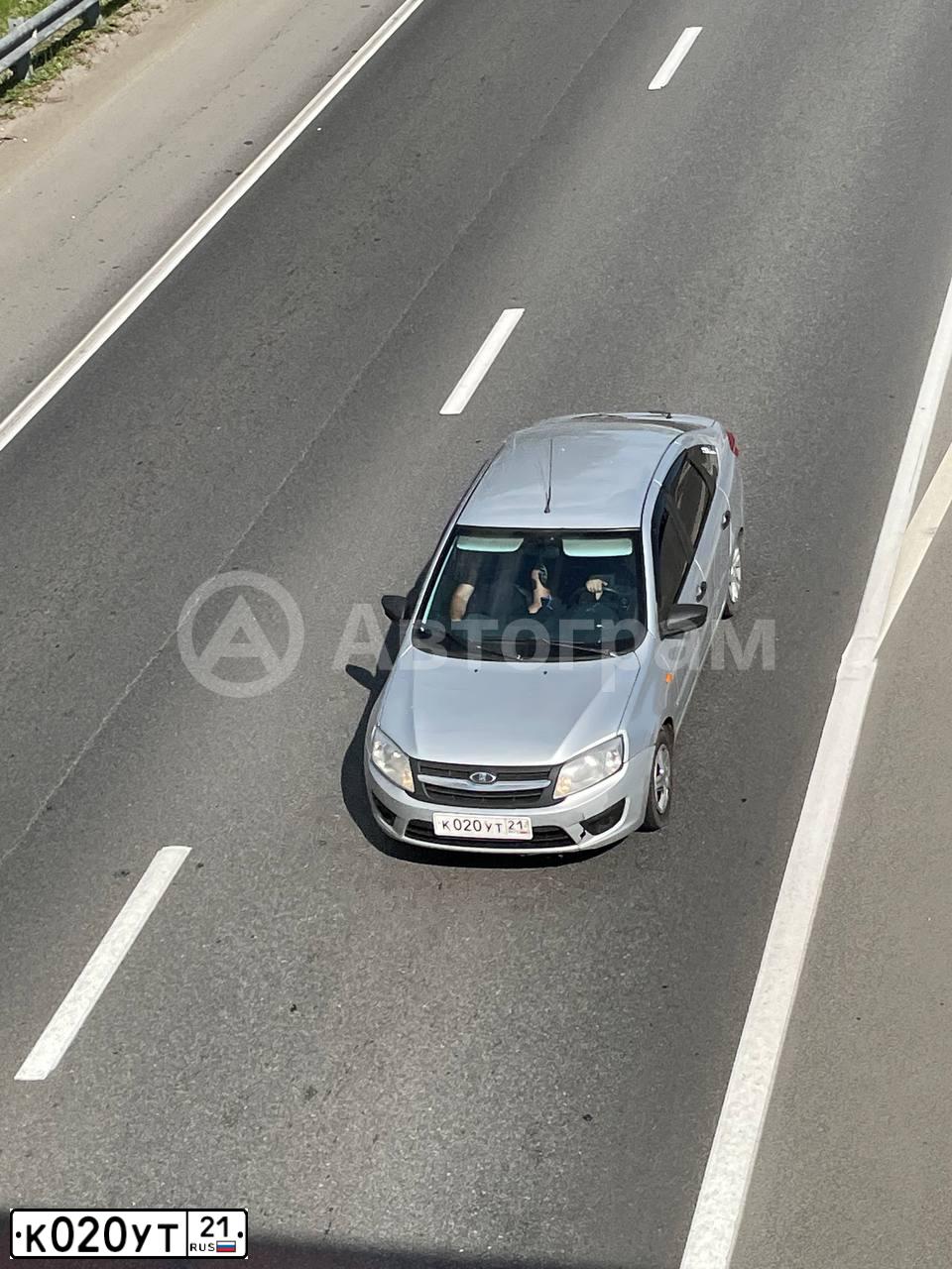 Фото автомобиля LADA 2191 GRANTA, 2015 — госномер Р720ТН152. Цвет: СЕРЕБРИСТЫЙ