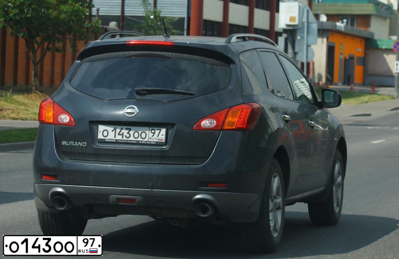Фото автомобиля NISSAN MURANO, 2011 — госномер В474ОВ136. Цвет: ЧЕРНЫЙ