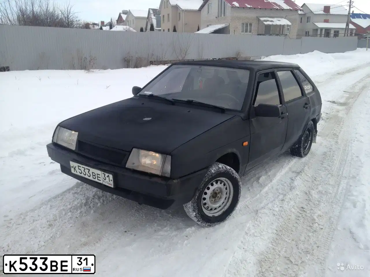 Фото автомобиля LADA 2109 SAMARA, 2003 — госномер К533ВЕ31. Цвет: ЗОЛОТИСТО-СЕРЫЙ