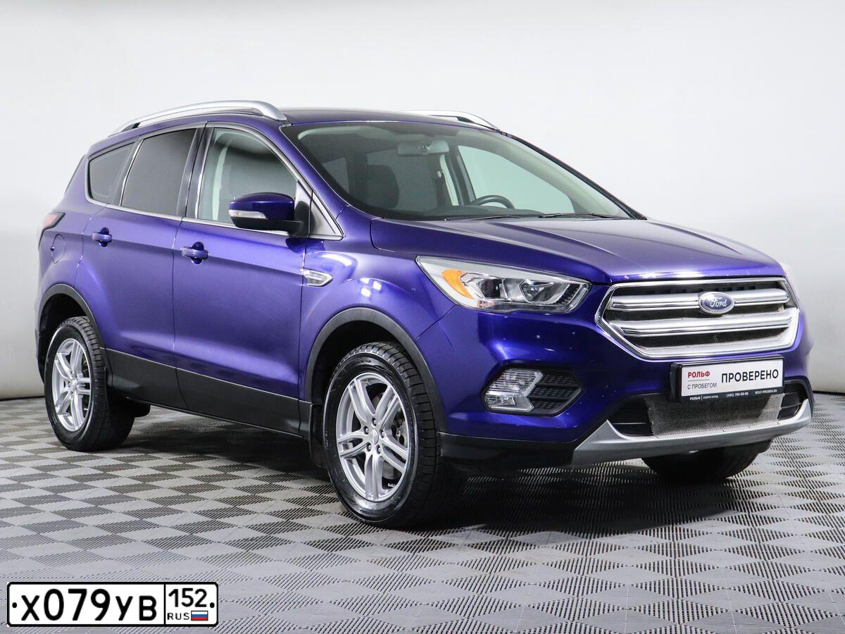 Фото автомобиля FORD KUGA, 2017 — госномер С701КХ797. Цвет: синий