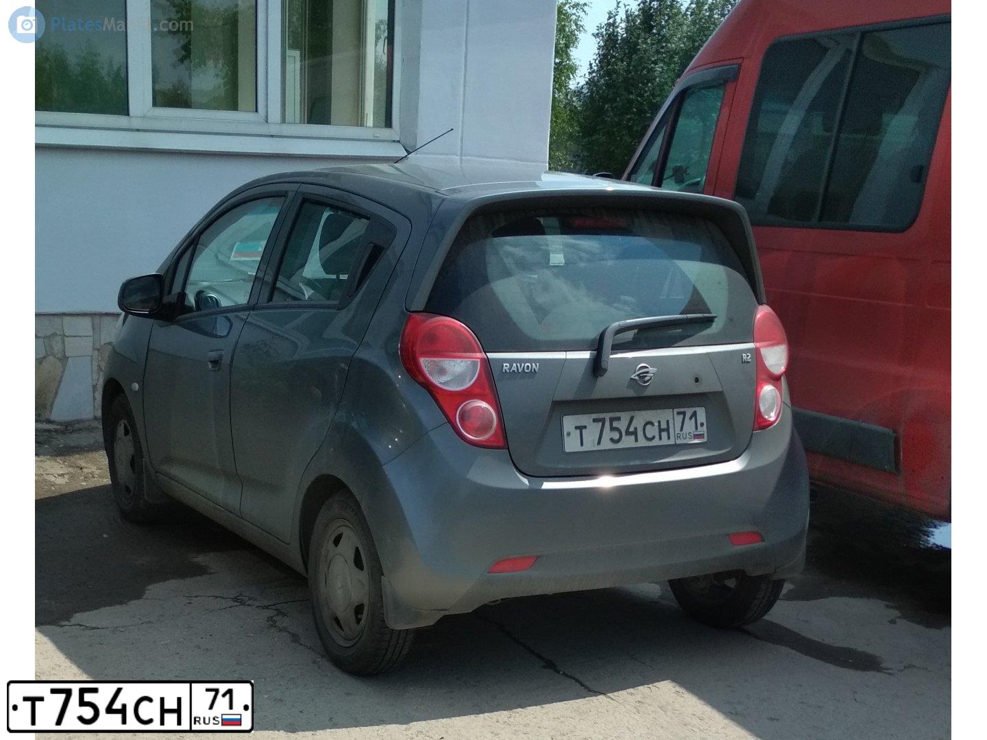 Фото автомобиля RAVON R2, 2016 — госномер В364ЕР550. Цвет: темно-серый