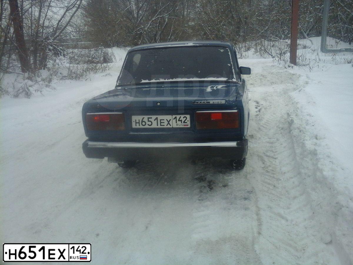Фото автомобиля LADA 2107, 2000 — госномер Н651ЕХ142. Цвет: Сине-зеленый