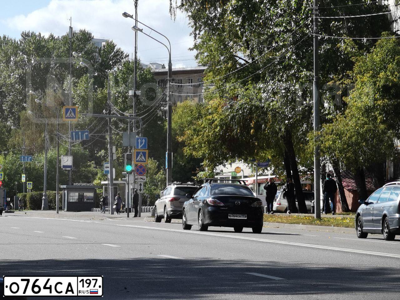 Фото автомобиля MAZDA 6, 2010 — госномер О764СА197. Цвет: ЧЕРНЫЙ