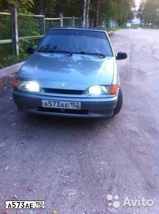 Фото автомобиля LADA 2114 SAMARA, 2004 — госномер А573АЕ152. Цвет: СРЕДНИЙ СЕРО-ЗЕЛЕНЫЙ МЕТ