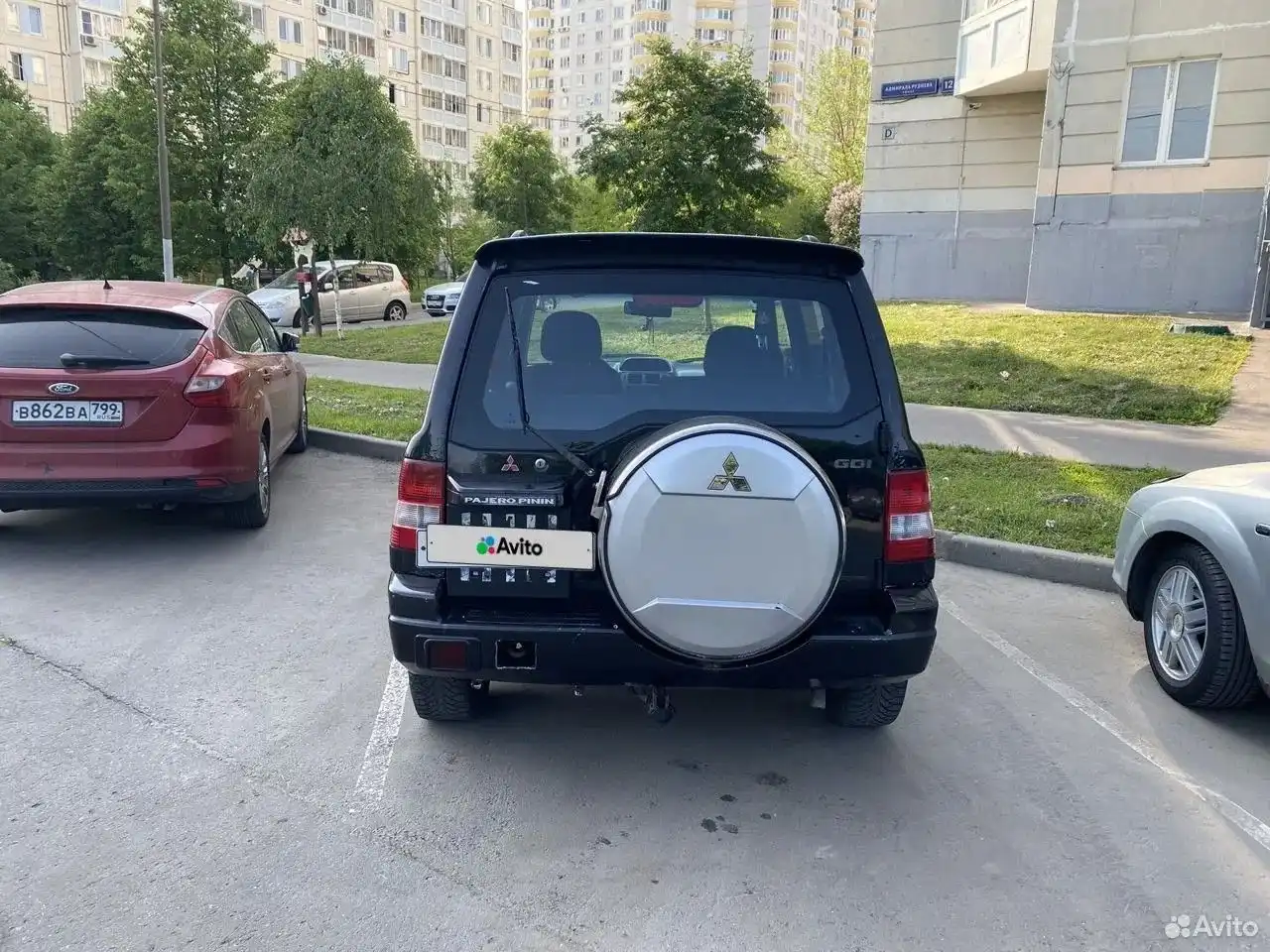 Фото автомобиля FORD FOCUS, 2012 — госномер В862ВА799. Цвет: Красный