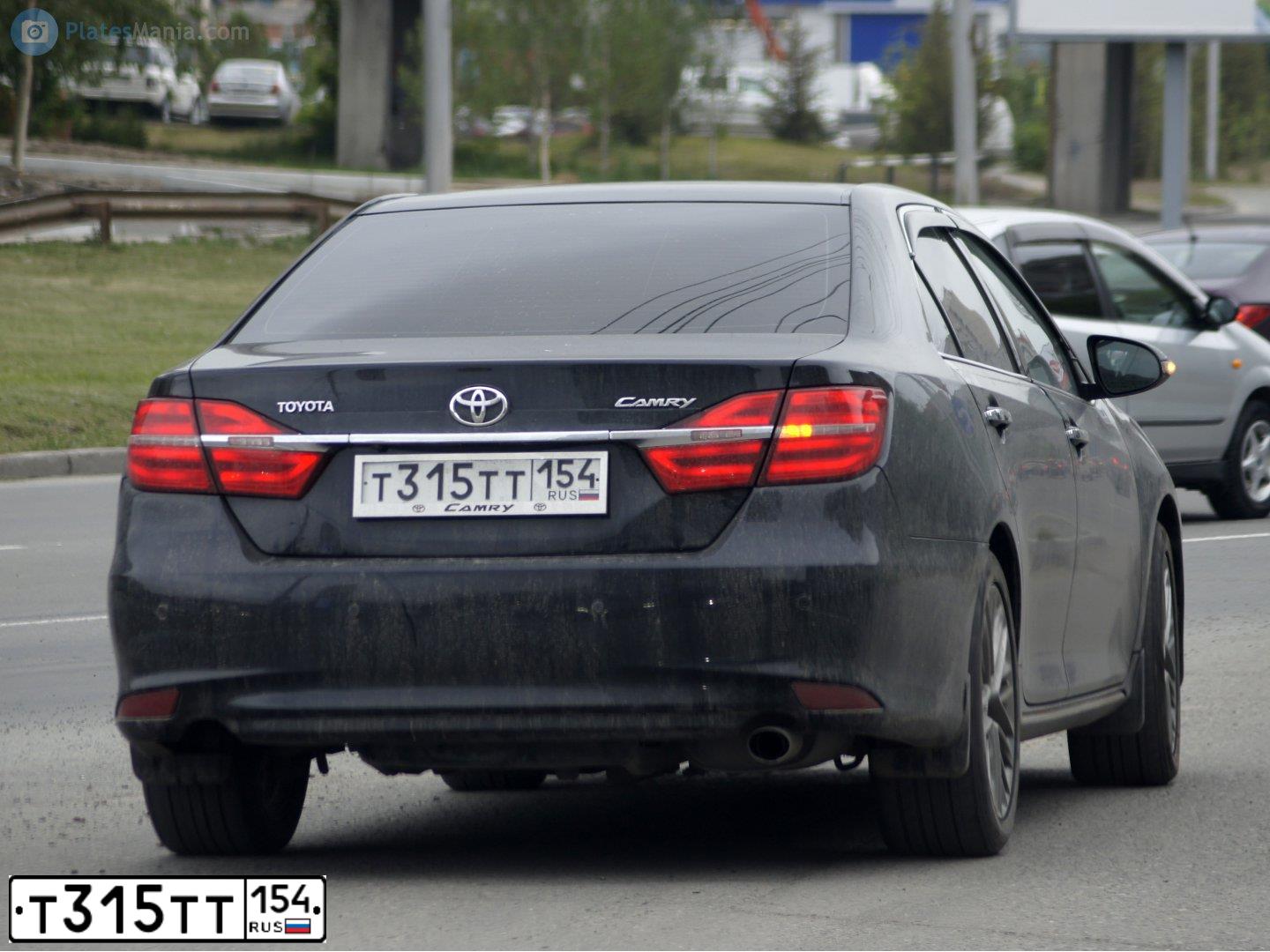 Фото автомобиля TOYOTA CAMRY, 2012 — госномер Т315ТТ154. Цвет: ЧЕРНЫЙ МЕТАЛЛИК
