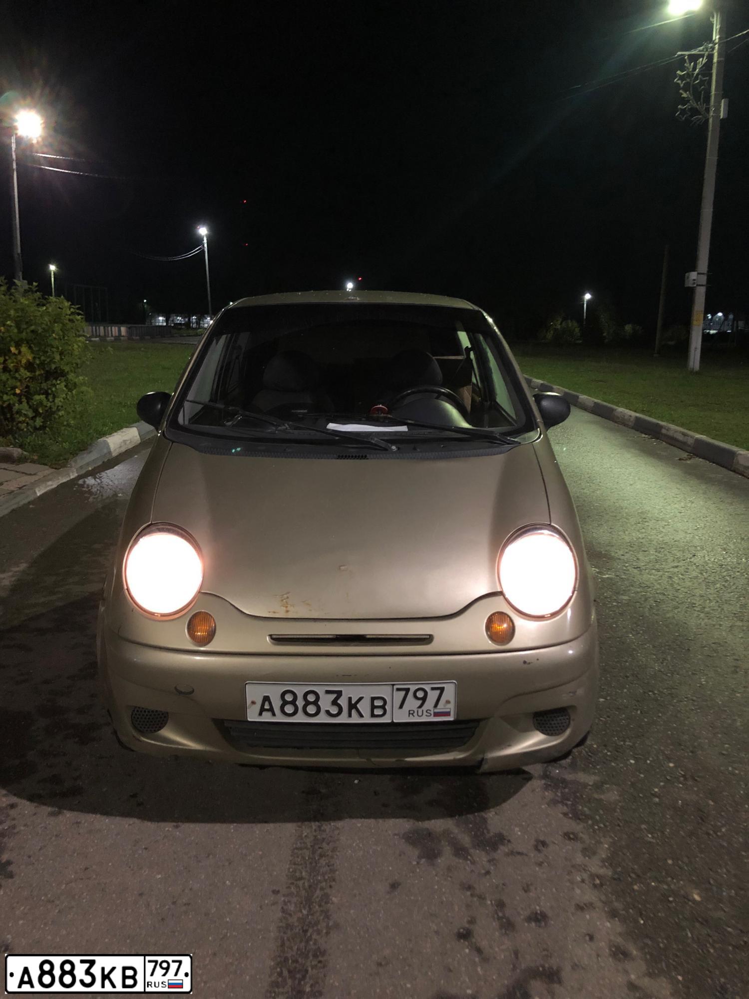 Фото автомобиля DAEWOO O MATIZ, 2010 — госномер М057КМ48. Цвет: ЖЕЛТЫЙ