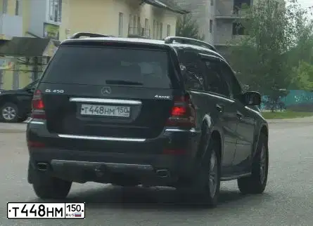 Фото автомобиля MERCEDES GL-KLASSE, 2007 — госномер В944ТТ62. Цвет: ЧЕРНЫЙ